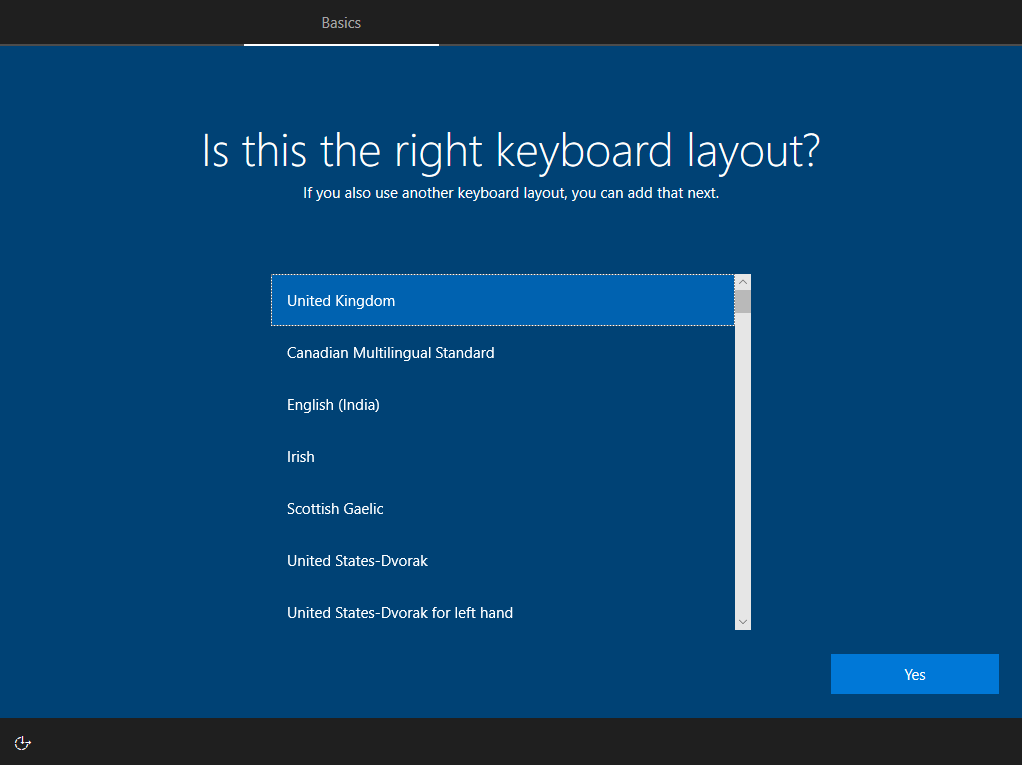 windows install setup